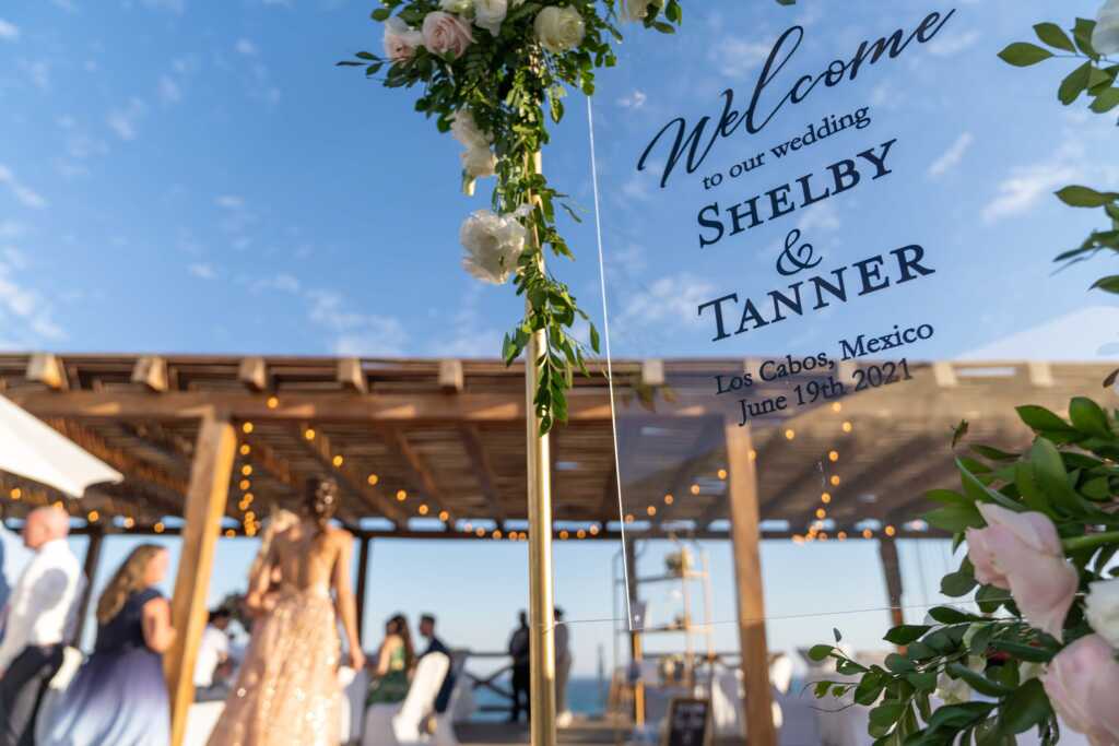 Reception Shelby and Tanner Wedding at Secrets Puerto Los Cabos