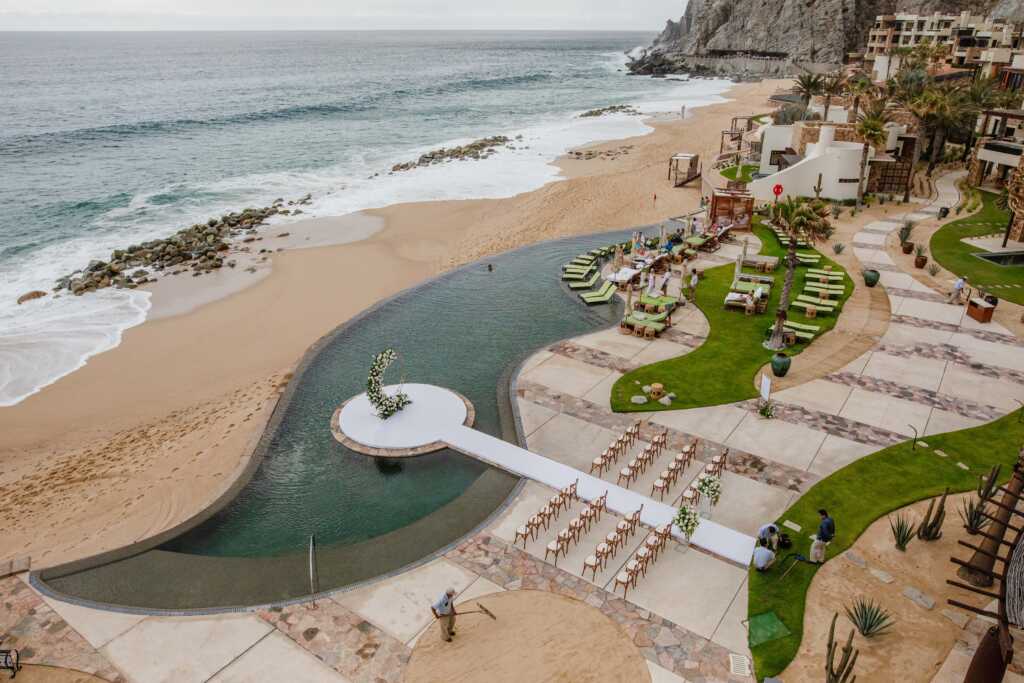 Waldorf Astoria Pedregal Drone Shot
