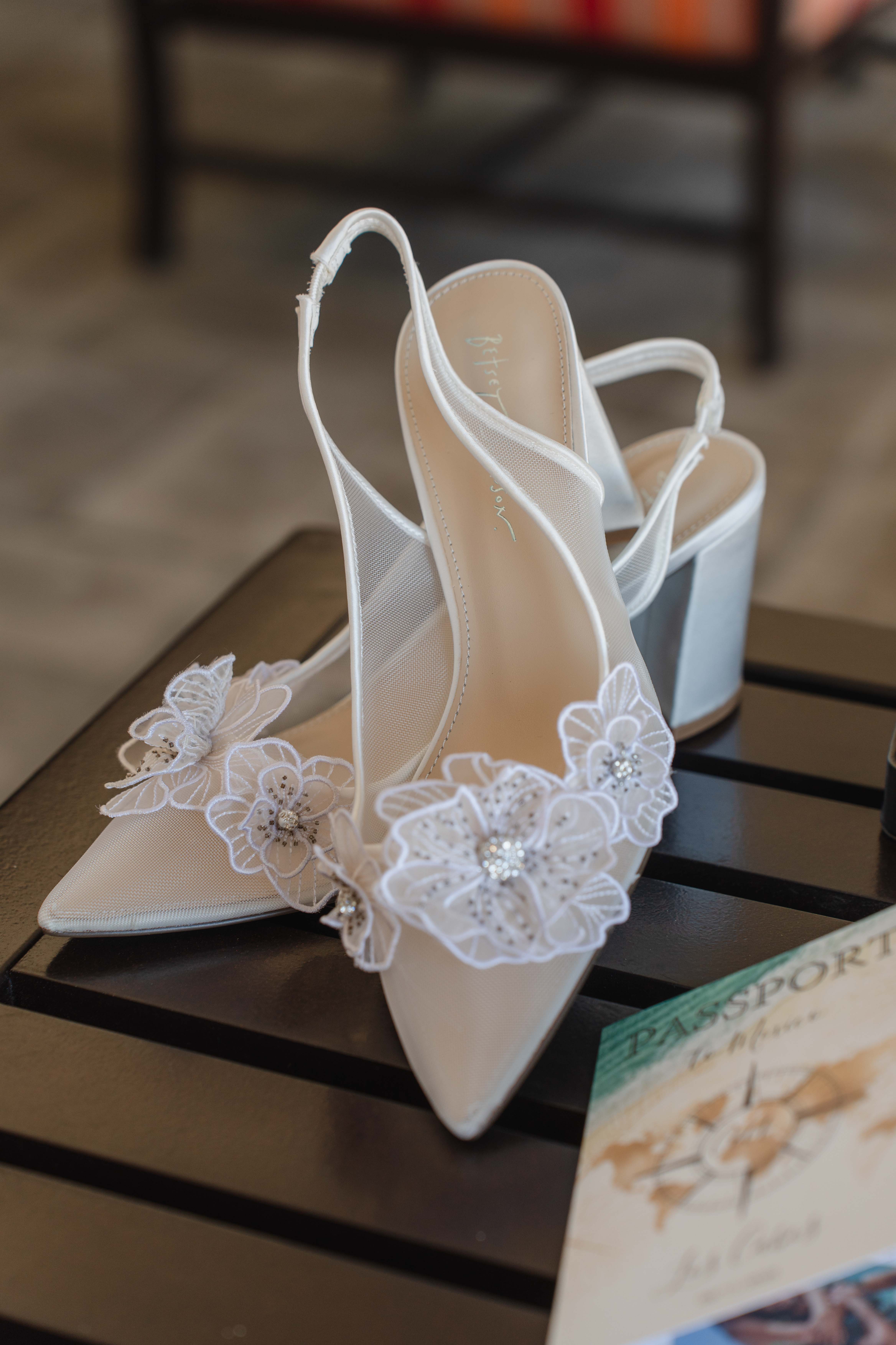 Wedding stationery and bridal shoes Hacienda Encantada Los Cabos wedding