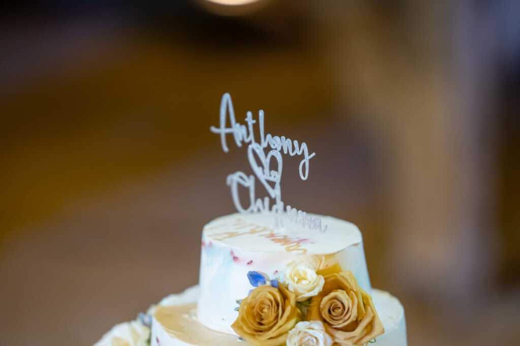 Wedding cake details Hacienda Encantada Los Cabos reception