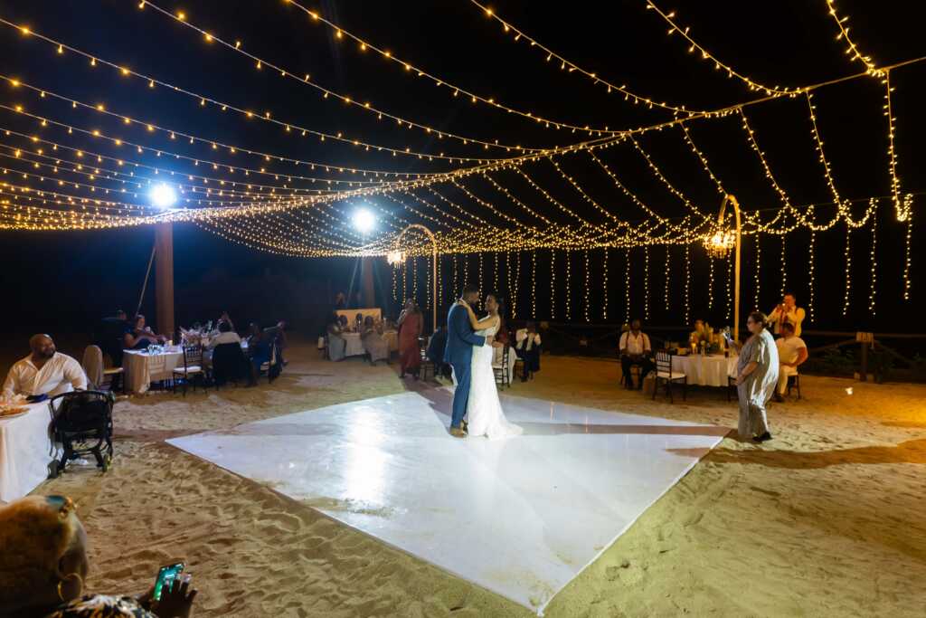 First dance Hacienda Encantada Los Cabos wedding reception